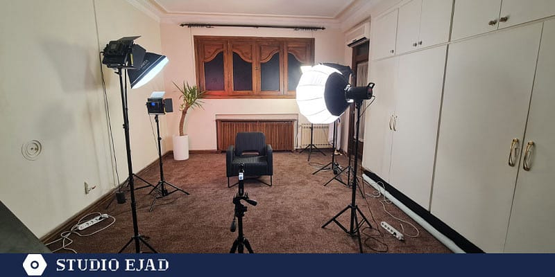 عکس استودیو تولید محتوا در اصفهان