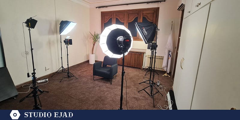 عکس استودیو تولید محتوای اصفهان