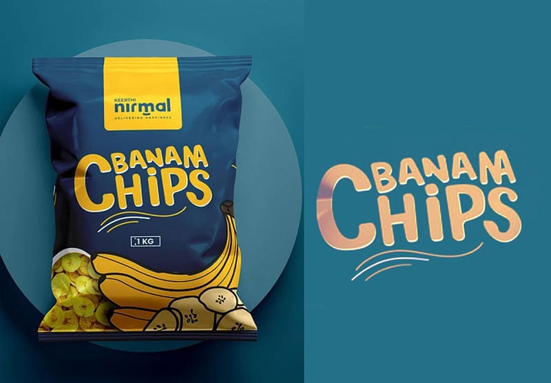 طراحی بسته‌بندی مواد خوراکی مثل چیپس صادراتی